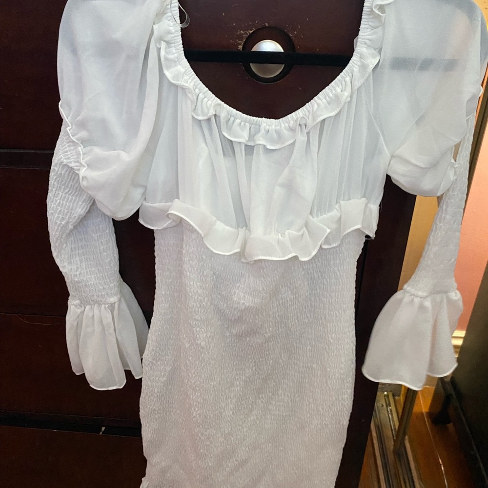 Fashion Nova Kiss And Tell Smocked Mini